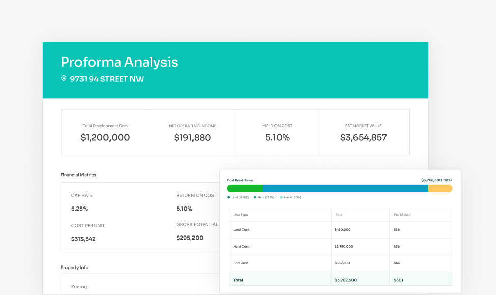 Proforma Analysis UI